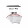 5 Zipper Clear Bags 25x50mm