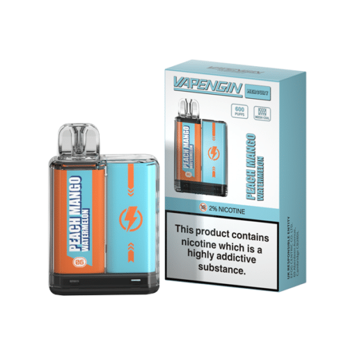 20Mg Vapengin Mercury Disposable Vape Device 600 Puffs