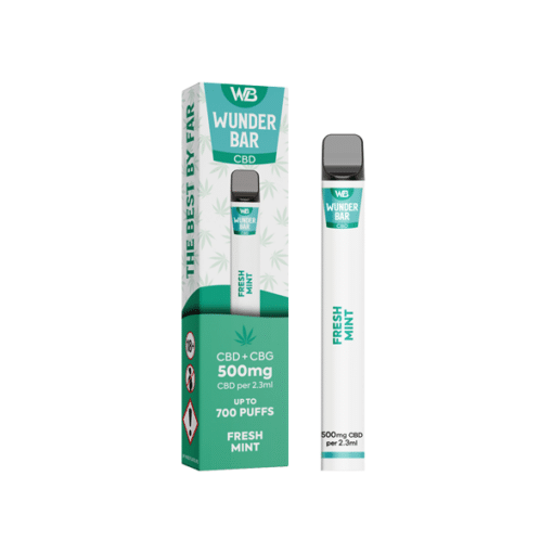 Wunderbar 500Mg Cbd + Cbg Disposable Vape Device 700 Puffs