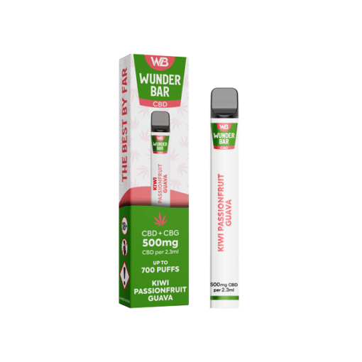 Wunderbar 500Mg Cbd + Cbg Disposable Vape Device 700 Puffs