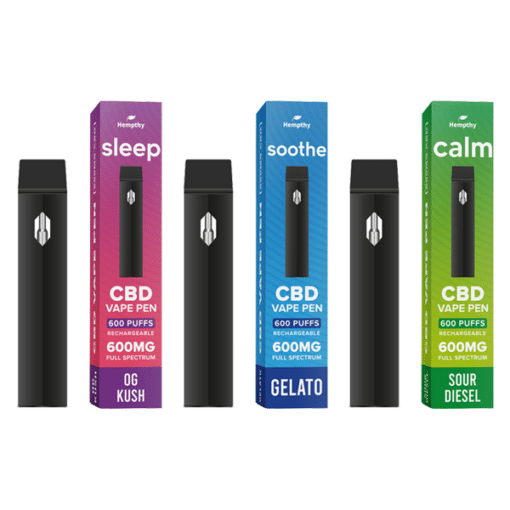 Hempthy 600Mg Cbd Vape 600P