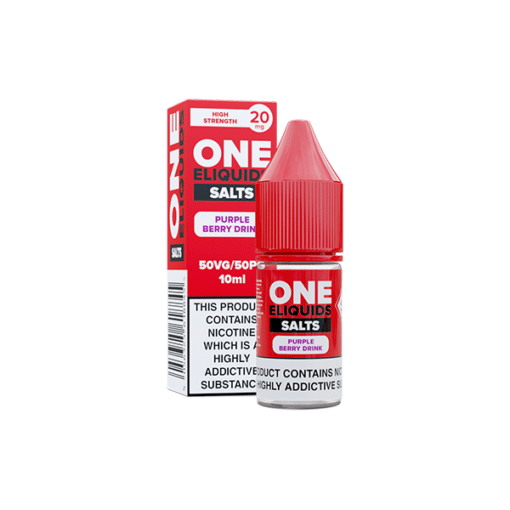 20Mg One E-Liquids Flavoured Nic Salts 10Ml (50Vg/50Pg)