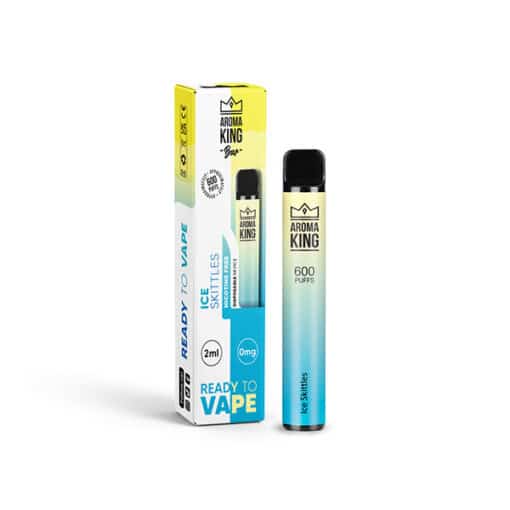 0Mg Aroma King Bar 600 Disposable Vape Device 600 Puffs