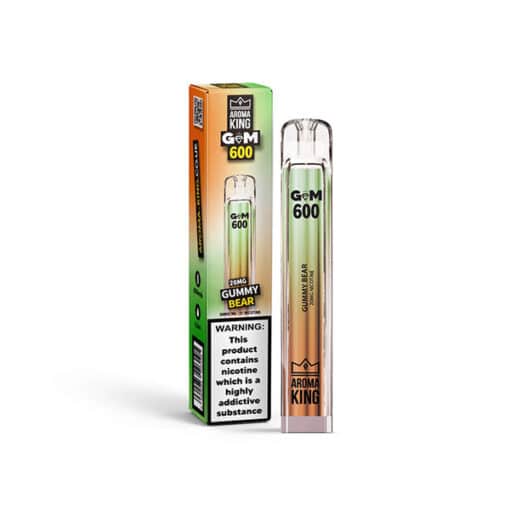 20Mg Aroma King Gem 600 Disposable Vape Device 600 Puffs