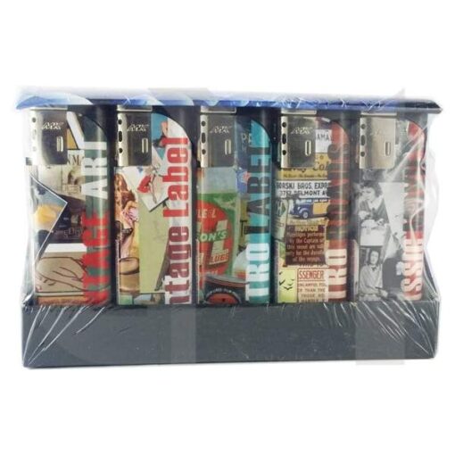 25X4 Smoke Windproof Lighters 218We