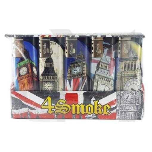 25X4 Smoke Windproof Lighters 218We