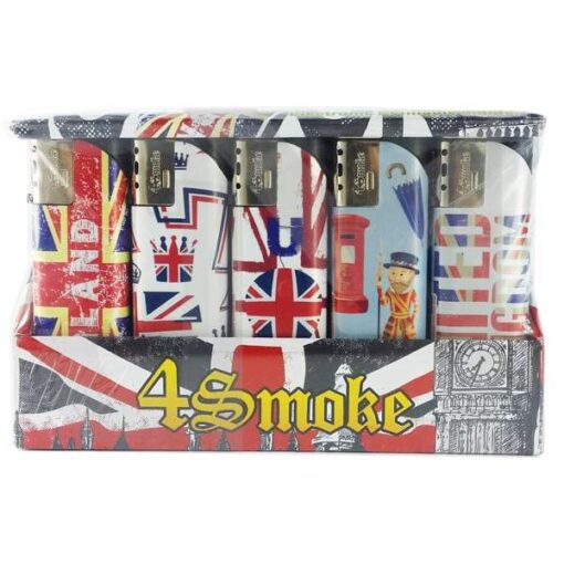 25X4 Smoke Windproof Lighters 218We