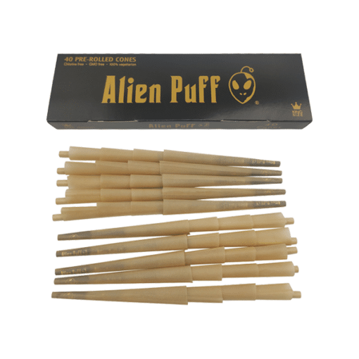 Alien Puff Black Gold Cones