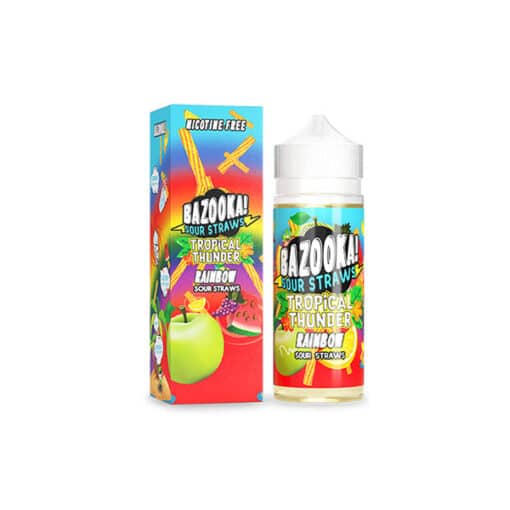 Bazooka Sour Straws 100Ml 0Mg