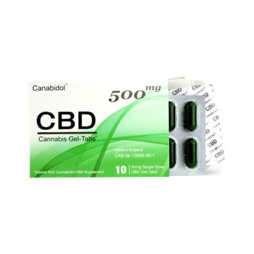 Cbd 500Mg Gel-Tabs 10 Caps