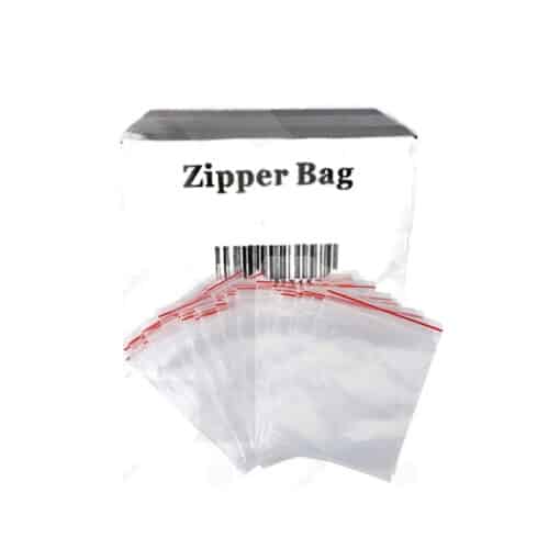 Zipper 80Mm Clear Baggies 5Pk