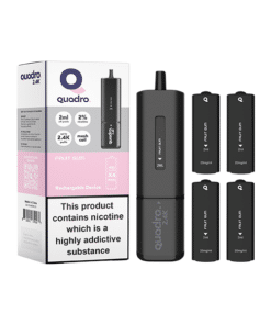 20mg Quadro 2.4K Pod Vape Kit Black Series 2400 Puffs