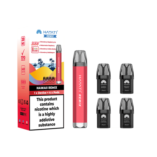 20Mg Hayati Remix 4In1 2400 Pod Kit 2400 Puffs