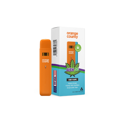 Orange County 750Mg Cbd Disposable Vape Pen