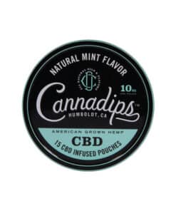 Cannadips 150mg Natural Mint CBD Snus Pouches