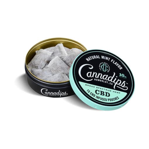 Cannadips 150Mg Natural Mint Cbd Snus Pouches