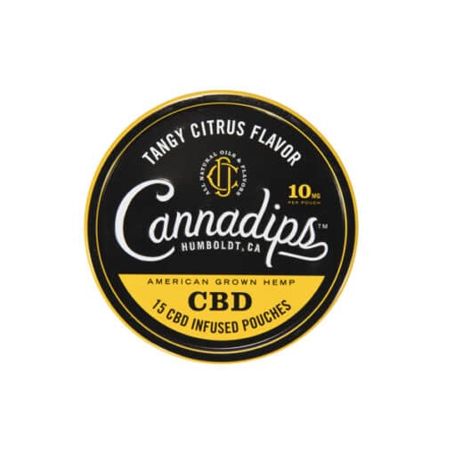 Cannadips 150Mg Tangy Citrus Cbd Snus Pouches