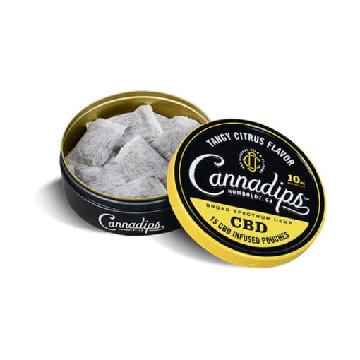 Cannadips 150Mg Tangy Citrus Cbd Snus Pouches