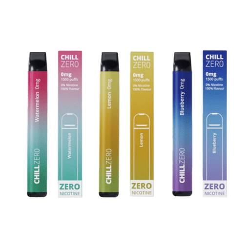 0Mg Chill Zero Disposable Vape 1500 Puffs