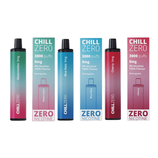 0Mg Chill Zero Disposable Vape 3000 Puffs