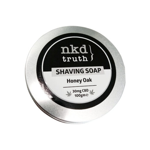 Nkd 30Mg Cbd Speciality Shaving Soap 100G - Honey Oak (Buy 1 Get 1 Free)