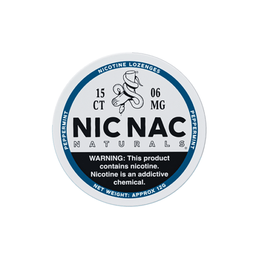 6Mg Nic Nac Naturals Nicotine - 15 Lozenge Tablets