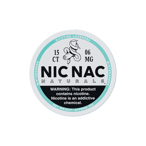 6Mg Nic Nac Naturals Nicotine - 15 Lozenge Tablets