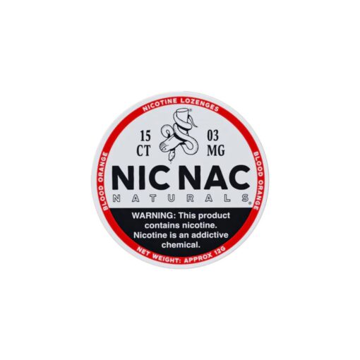 3Mg Nic Nac Naturals Nicotine - 15 Lozenge Tablets