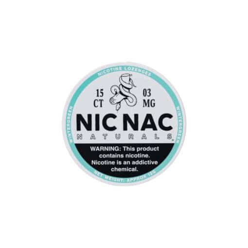 3Mg Nic Nac Naturals Nicotine - 15 Lozenge Tablets