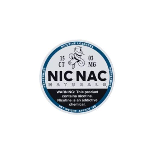 3Mg Nic Nac Naturals Nicotine - 15 Lozenge Tablets