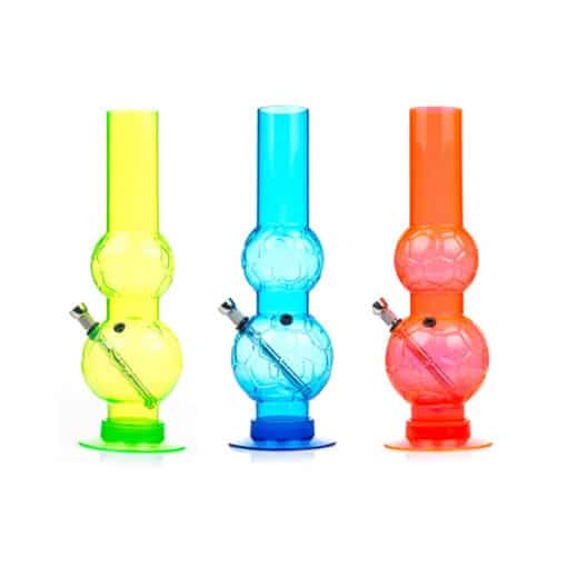 6 X 14&Quot; Medium Football Shaped Acrylic Bong - 10377