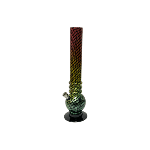 14&Quot; Carbon Fibre Print Acrylic Bong - Fpy No.2 (Gs2071)