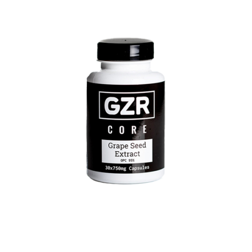 Gzr 750Mg Grape Seed Extract Capsules - 30 Capsules