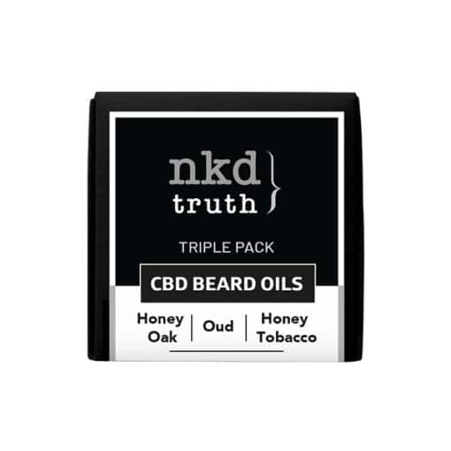 Nkd 50Mg Cbd Infused Speciality Beard Oils Gift Set