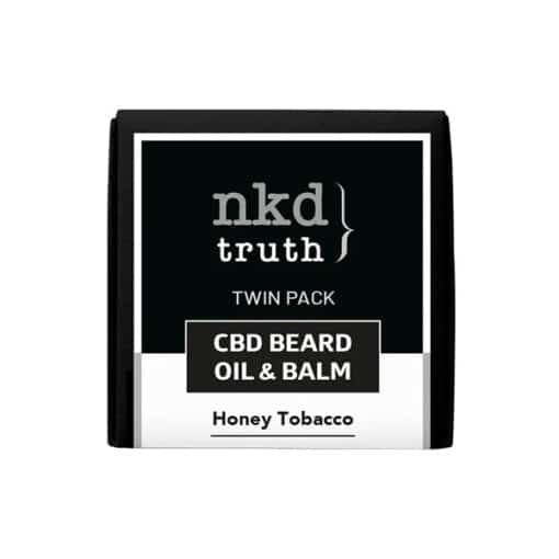 Nkd 150Mg Cbd Twin Pack Honey Tobacco Beard Oil And Balm