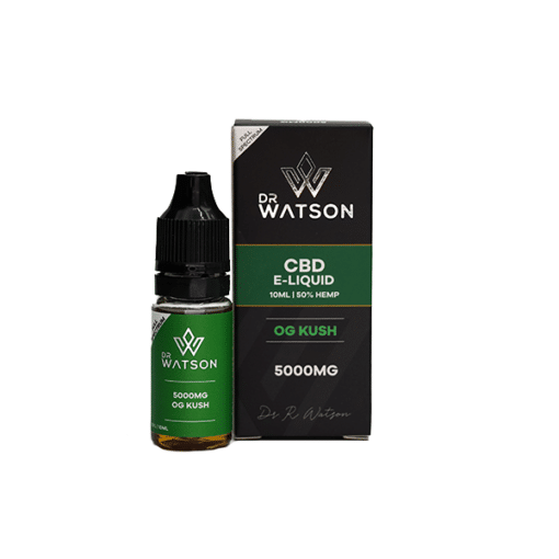 Dr Watson 5000Mg Cbd E-Liquid Og Kush - 10Ml