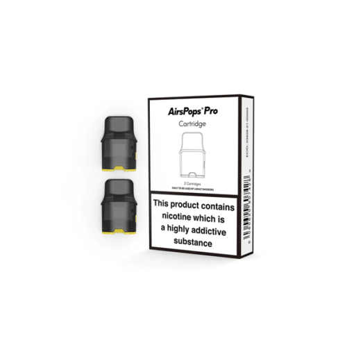 Airspops By Airscream Replacement Pro Pod Cartridges 2Pcs 2Ml (No Coils Included)