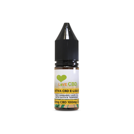 Love Cbd 600Mg Sativa Cbd + Cbg E-Liquid 10Ml (65Pg-35Vg)