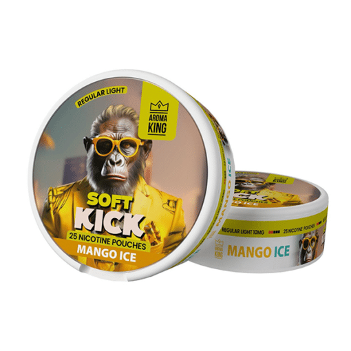 10Mg Aroma King Soft Kick Nicotine Pouches - 25 Pouches