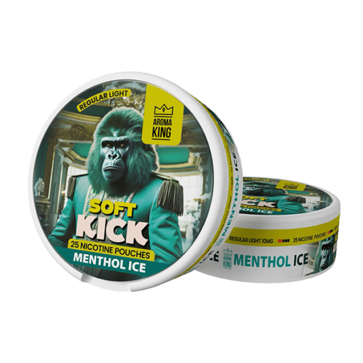 10Mg Aroma King Soft Kick Nicotine Pouches - 25 Pouches