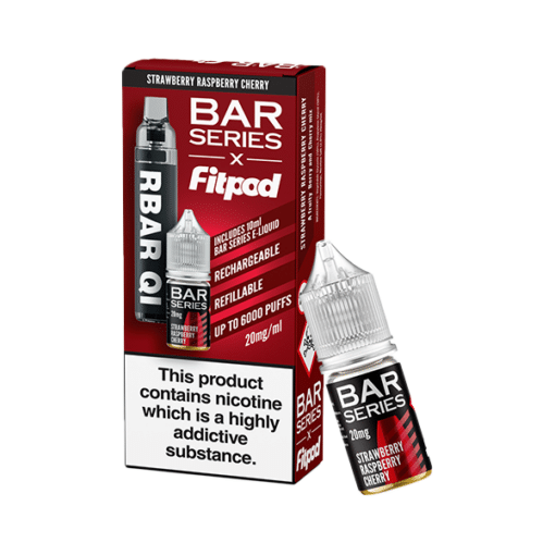 20Mg Bar Series X Fitpod Rbar Qi Refillable Disposable Vape &Amp; 10Ml Nic Salt - 6000 Puffs