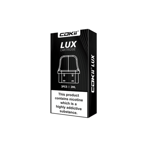 Cokii Lux Replacement Pods 3 Pack 2Ml (0.6Ohm, 0.8Ohm, 1.0Ohm)