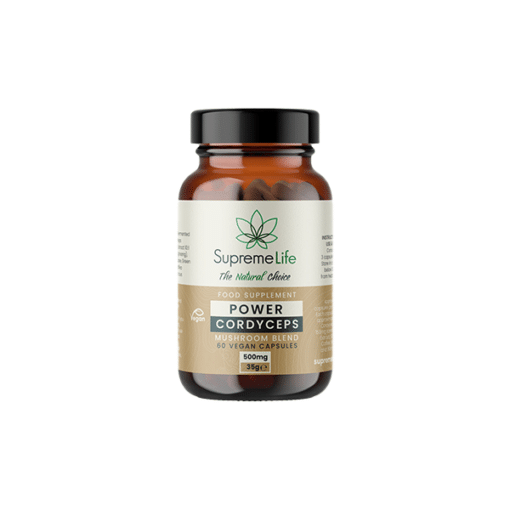 Supreme Life 500Mg Power Cordyceps Vegan Capsules  - 60 Capsules