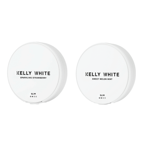 10Mg Kelly White Medium Slim Nicotine Pouches - 20 Pouches