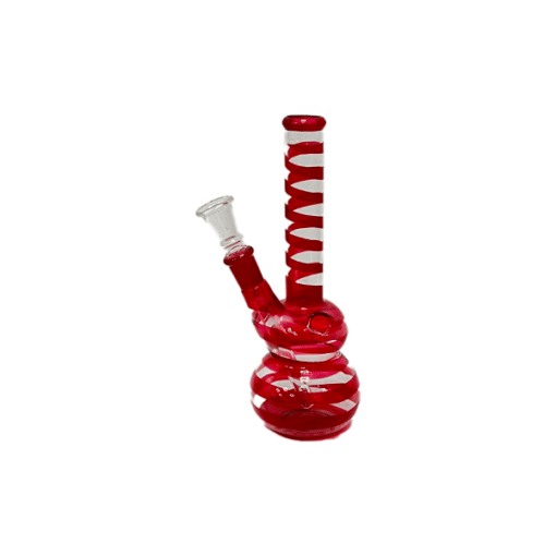 10 X 8&Quot; Striped Glass Bong - Gb81