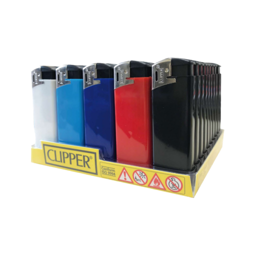 25 Clipper Xtk Fit Solid Electronic Lighters - Tk0B202Ukhx