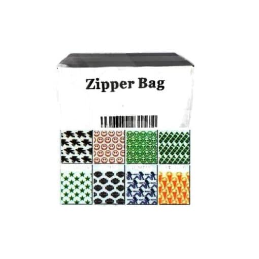 Zipper Branded 40Mm X 40Mm Brown Ice Cream Bags