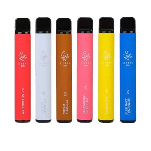 Elf Bar Disposable Vape (600 Puffs)