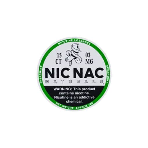 3Mg Nic Nac Naturals Nicotine - 15 Lozenge Tablets