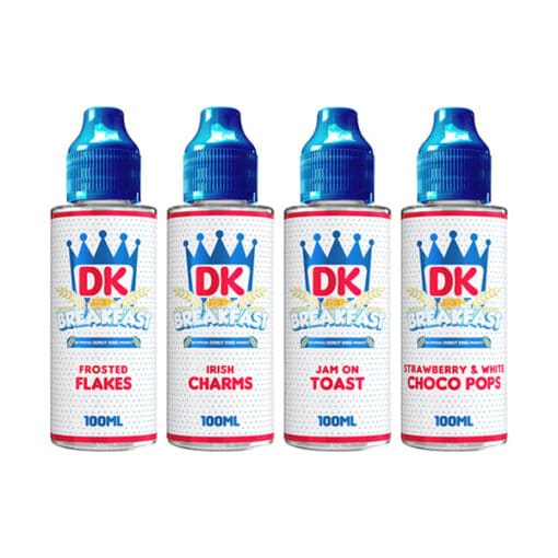 Dk Breakfast 100Ml Short Fill Range By Donut King